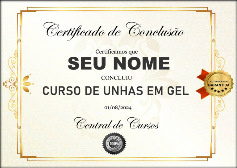 CURSO DE UNHAS EM GEL ONLINE